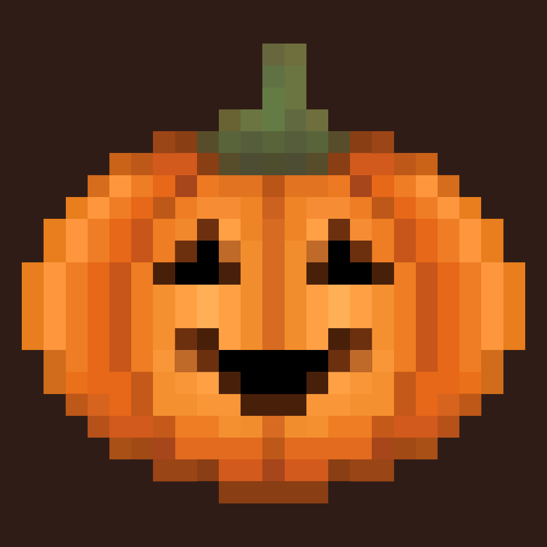 Bouncy Pumpkin Gif Animated Motion Graphic