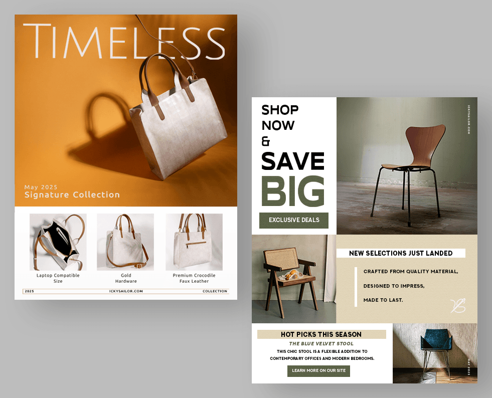 Flyer Designs for Graphic Design Services by ickysailor