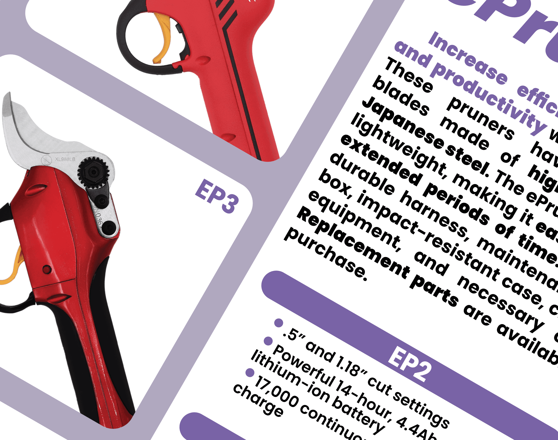 Marketing materials for Zenport Industries, including product photos, flyers, advertisements, and catalogs.